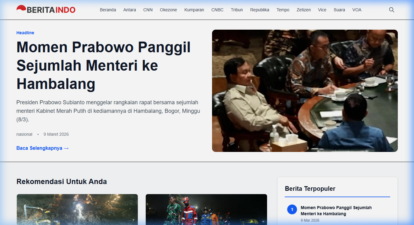 Berita Indo News - Next.js
